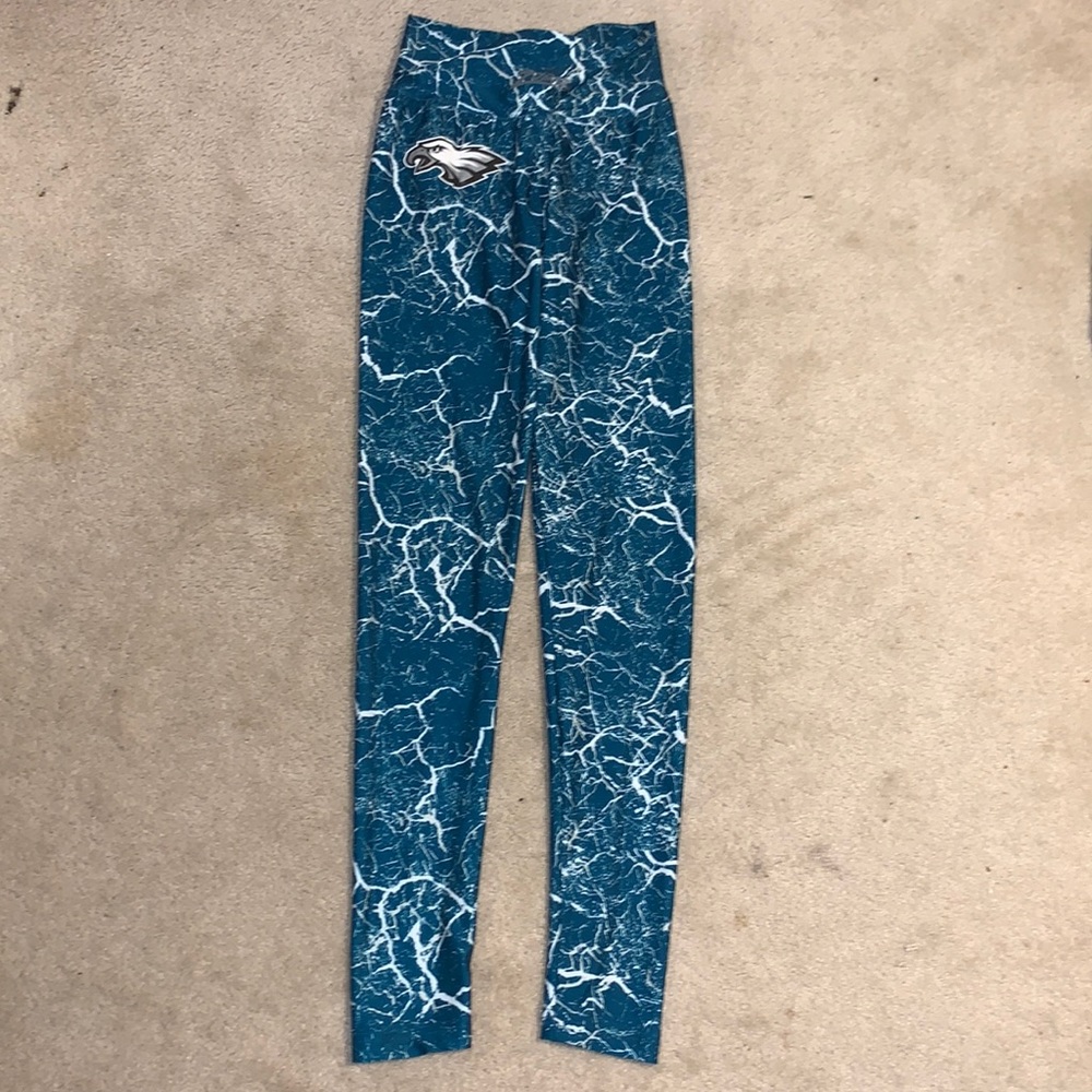 Eagles Football Lightning Bolt Leggings